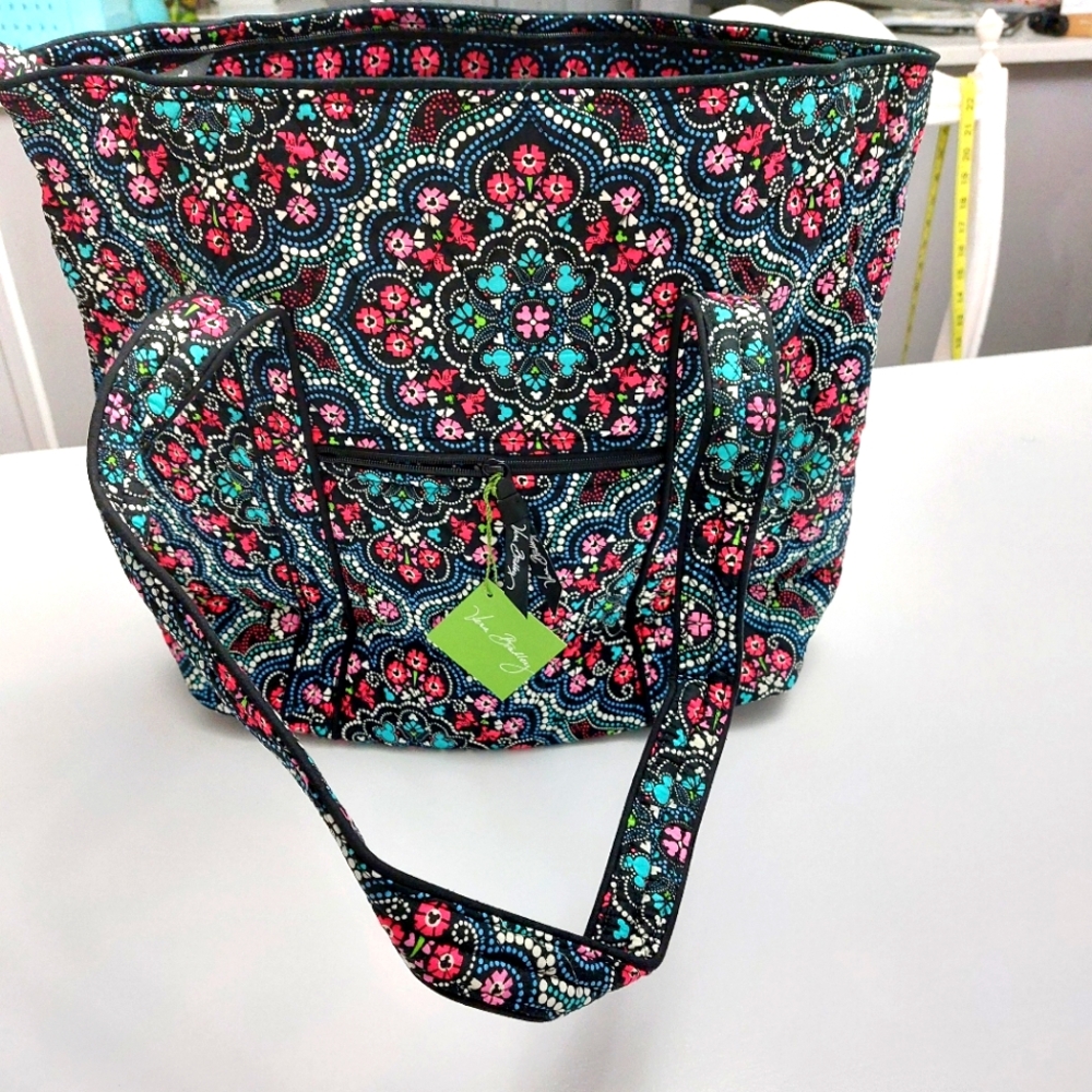 Vera Bradley Disney Parks Mickey's Medallion large tote NWT